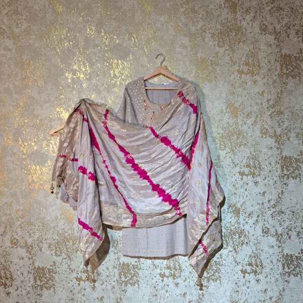 Designer Trouser Suit with Dupatta Punjabi Party-wear Dresses Ladies Girls Ethnic Wear Indian Handmade Boutique