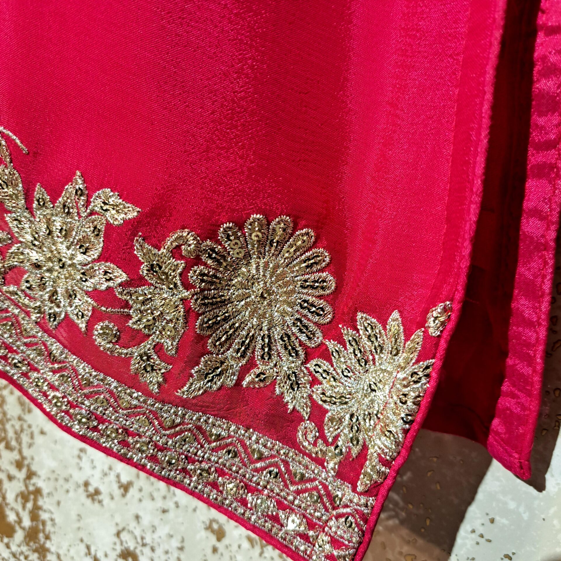 Designer Pink Firozi Salwar Suit With Dupatta Punjabi Party Wear Dresses Ladies Girls Ethnic Wear Indian Handmade Boutique - Image 7