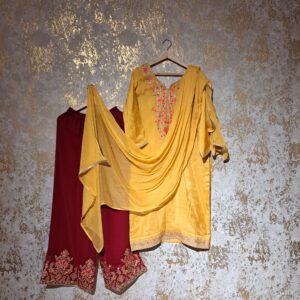 Designer Party Wear Palazzo Suit With Dupatta Dresses Ladies Girls Ethnic Wear Indian Handmade Boutique