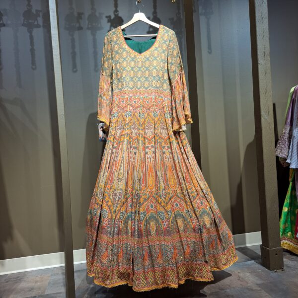 Designer Party Wear Digital Printed Anarkali Ladies Girls Ethnic Wear Indian Traditional Outfit