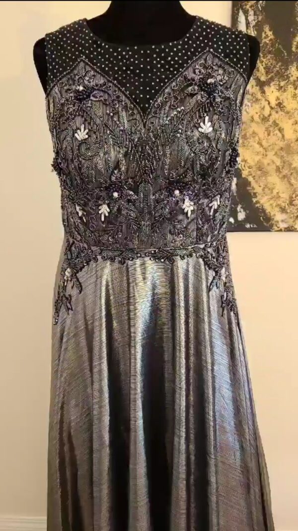 Designer Black Gown Punjabi Party Wear Dresses Wedding Receptions for Ladies Girls Indian Handmade Boutique