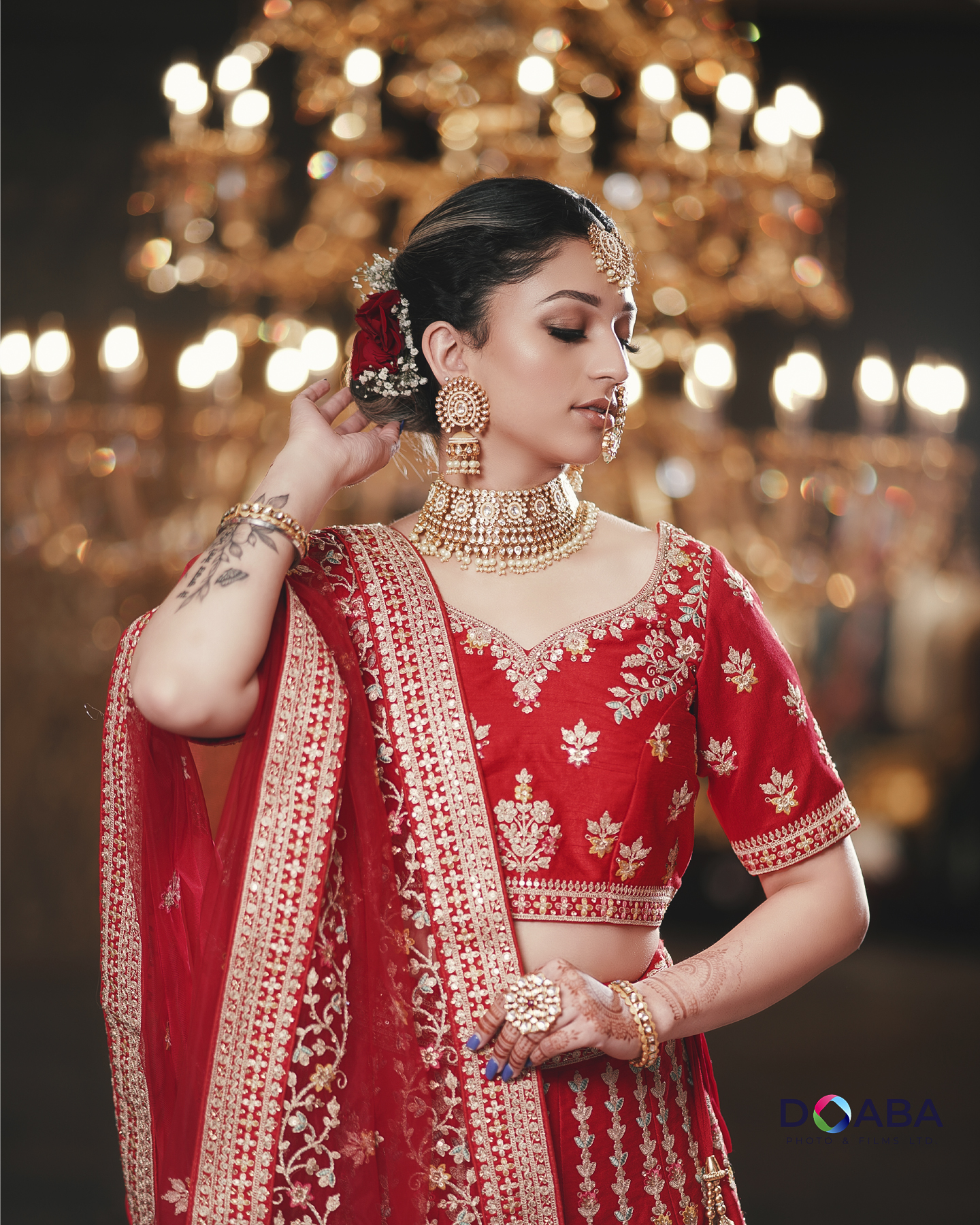 Designer Embroidered Lehenga Choli Main Day & Reception Dresses Ladies Girls Ethnic Wear Indian Boutique - Image 5