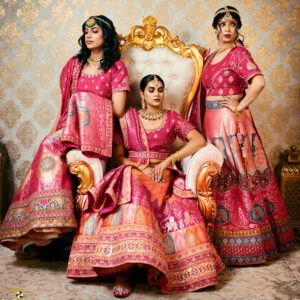 Designer Lehenga Choli Main Day & Reception Dresses Ladies Girls Ethnic Wear Indian Boutique