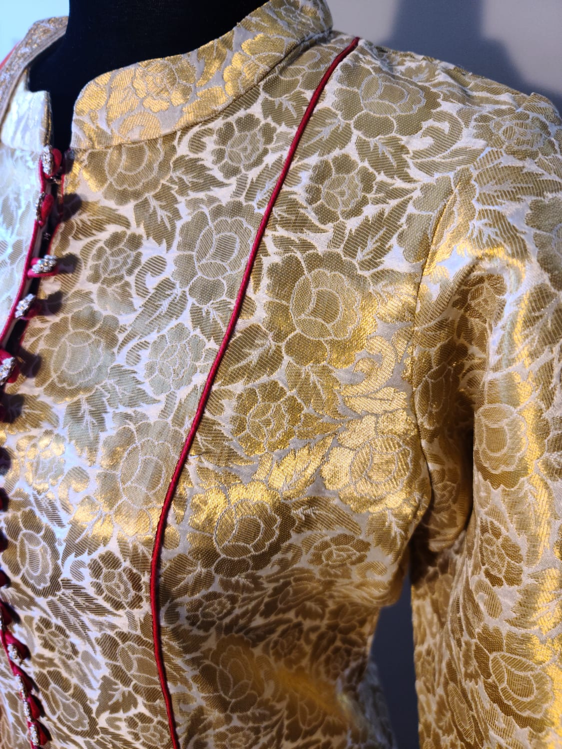 Off White Designer Palazzo Suit with Dupatta Punjabi Party Wear Dresses Ladies Girls Ethnic Wear Indian Handmade Boutique - Image 4