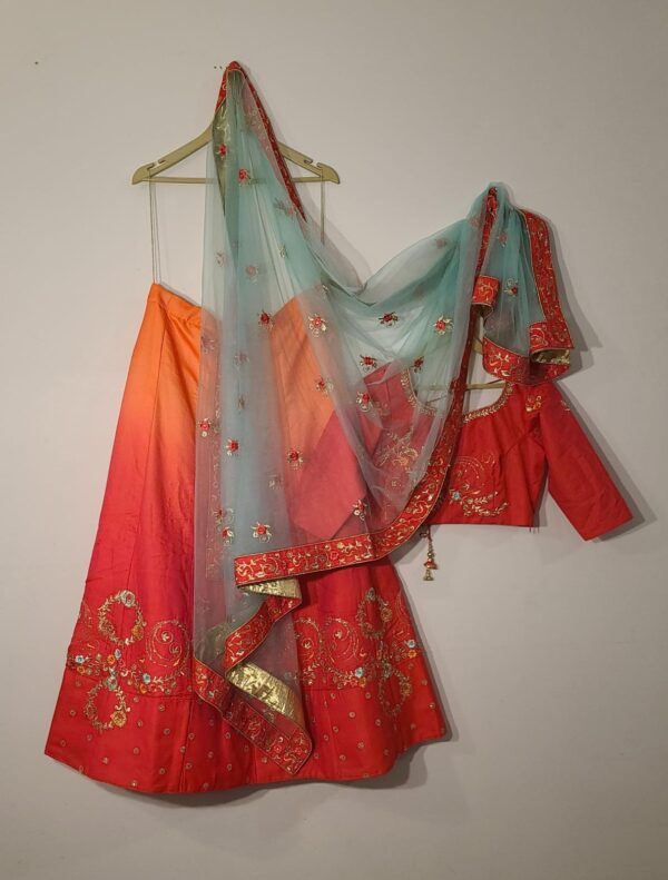 Peach Lehenga Choli Wedding Partyware Indian Dresses Ladies Girls Handmade Indian Boutique