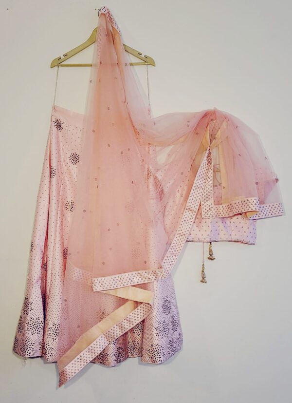 Designer Pink Lehenga Punjabi Party Wedding Dress Ladies Girls Ethnic Wear Indian Boutique