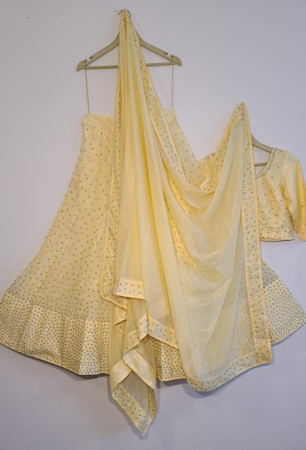 Designer Yellow Lehenga Punjabi Party Wedding Dress Ladies Girls Ethnic Wear Indian Boutique