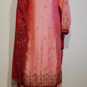 Pink & Maroon Designer Palazzo Suit with Dupatta Punjabi Party Wear Dresses Ladies Girls Ethnic Wear Indian Handmade Boutique