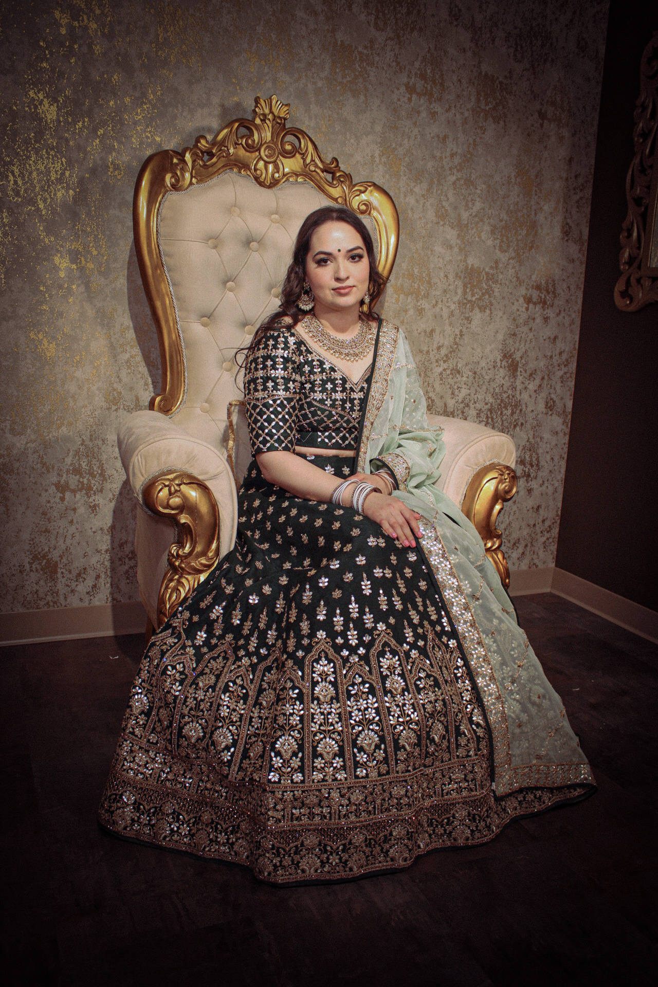 Green Raw Silk Designer Lehenga Choli Punjabi Party Dress Ladies Girls Ethnic Wear Indian Boutique