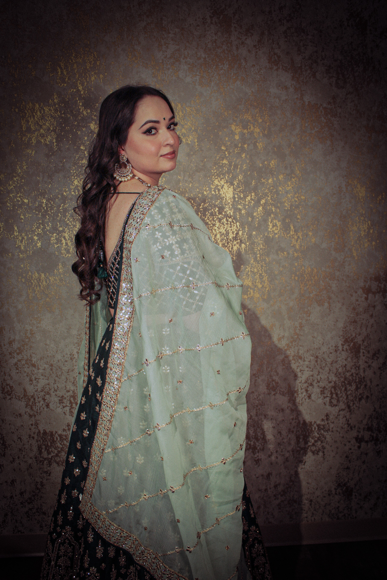 Green Raw Silk Designer Lehenga Choli Punjabi Party Dress Ladies Girls Ethnic Wear Indian Boutique - Image 12