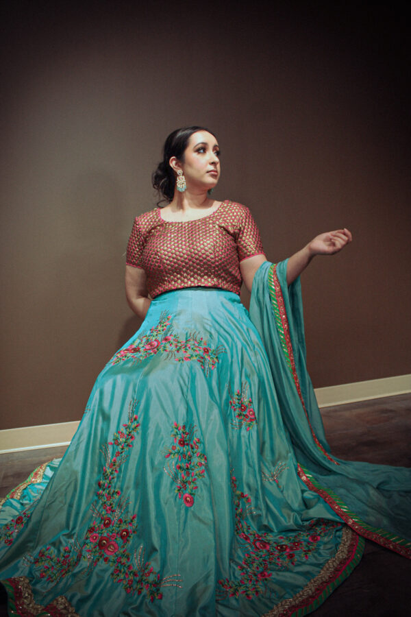 Firozi Lehenga Choli Punjabi Partyware Dresses Wedding Ethnic Wear Handmade Indian Boutique