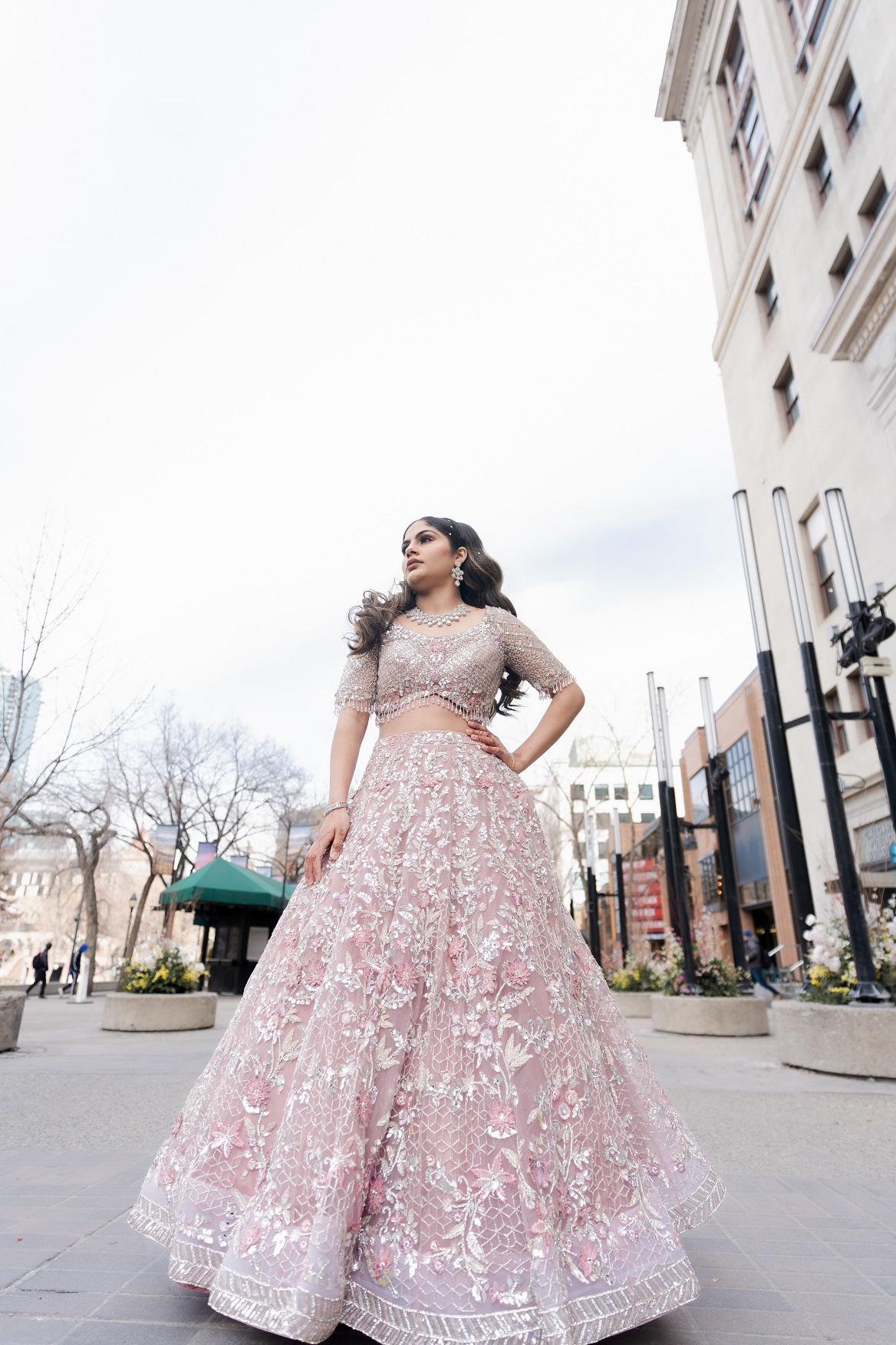 Designer Embroidered Lehenga Choli Main Day & Reception Dresses Ladies Girls Ethnic Wear Indian Boutique - Image 8